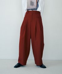 marjour/COLOR TWILL TUCK PANTS/505686615