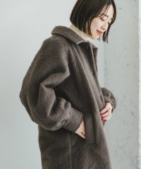 ITEMS URBANRESEARCH/シャギースタンドカラーコート/505689427