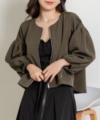 TeddyShop/テディショップ Teddyshop レディース ショート丈バルーンスリーブブルゾン/505689539