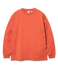 go slow caravan MENS SELECT BRAND/グッドウェア 袖リブ ポケット付き L/S BIG TEE/505676604