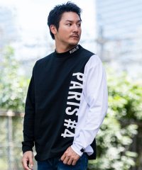 SB Select/LUXE/R 切り替え長袖モックネック 長袖Tシャツ/505676730