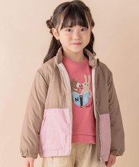 Noeil aime BeBe/タフタ配色裏フリースジャケット(90~130cm)/505683775