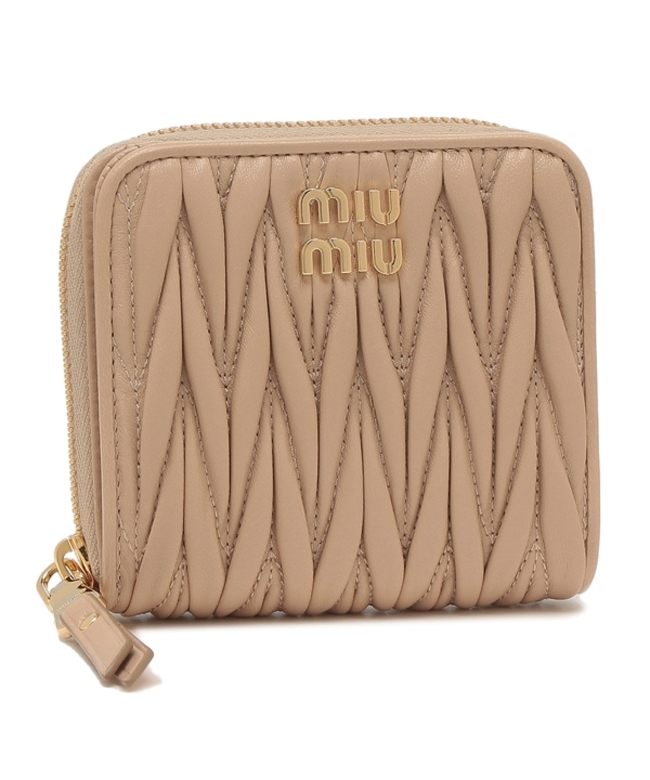 miumiu 三つ折り財布 MIUMIU ミュウミュウ 三つ折り財布