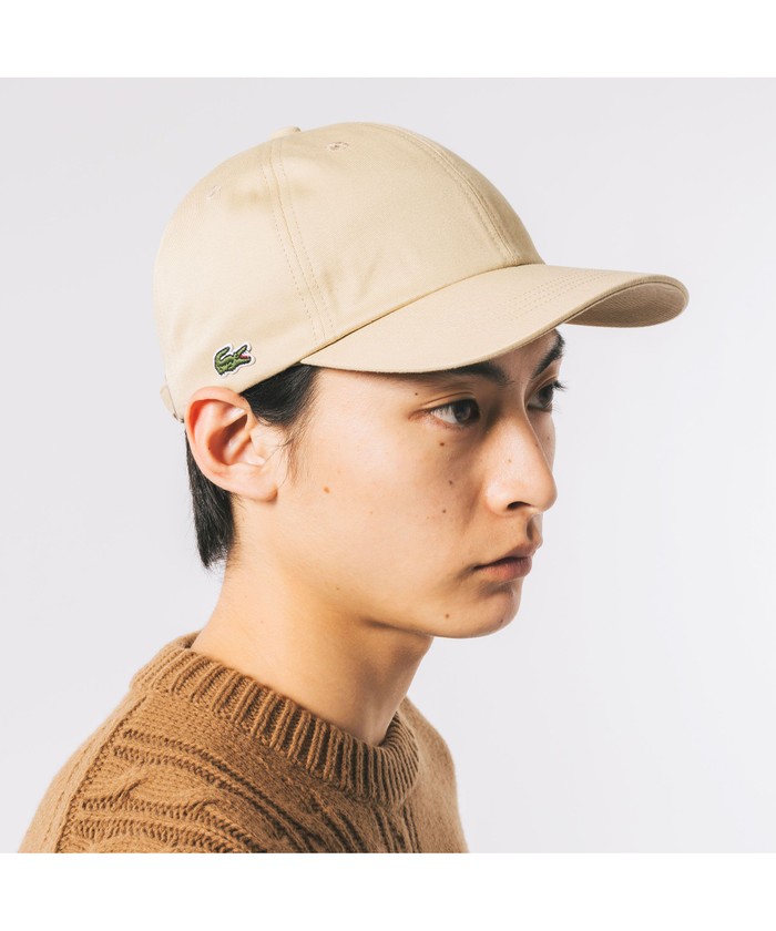 セール】ラコステ LACOSTE フロントブランク6パネルキャップ