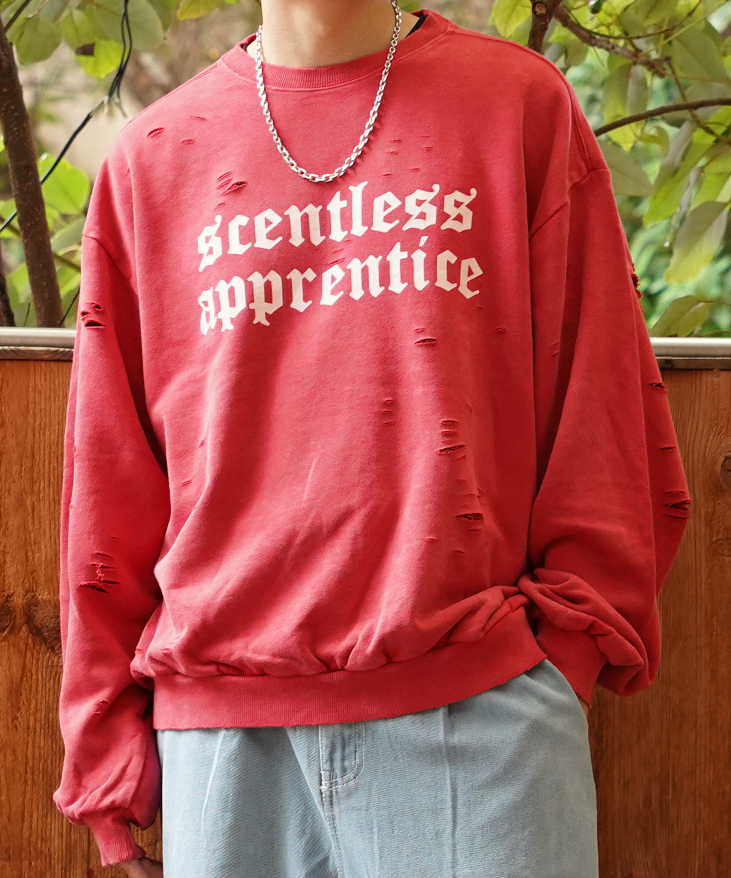 ワンフォークロージング 1111clothing ◇硫化染め ダメージ加工