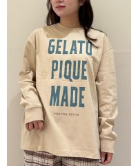 gelato pique/【UNISEX】ワンポイントロゴロングTシャツ/505690897