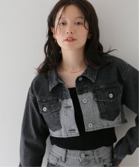 JOINT WORKS/【eenie / イーニー】Cropped Shade Denim Jacket/505699549