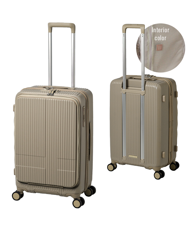 2年保証 イノベーター スーツケース 55L Mサイズ 中型 軽量 静音