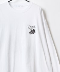 LAZAR/【Lazar】別注 オーバーサイズ ワンポイント刺繍ロンT バックプリント ロングスリーブTシャツ/505650753