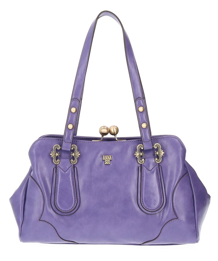 ANNA SUI トッカ　イピンコパリーノ ANNA SUI ディディオン 2wayバッグ パープル -人気ブランドの