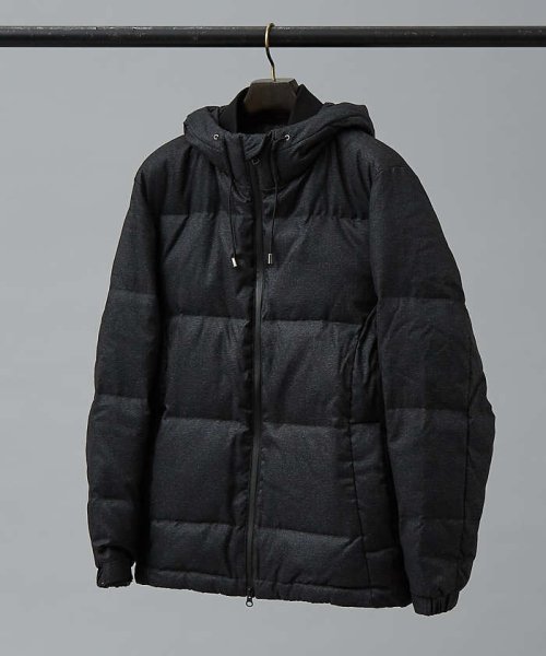 セール 30%OFF】【撥水】700FP ウールライク ダウンジャケット/フード 