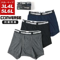 MARUKAWA/別注 【CONVERSE】コンバース 大きいサイズ 3L 4L 5L 6L 抗菌 防臭 ボクサーパンツ 3枚セット メンズ 下着 アンダーウェア/505685552