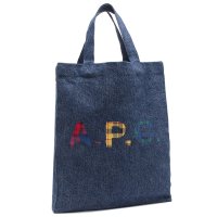 A.P.C./アーペーセー トートバッグ デニムバッグ ロゴトート ブルー メンズ レディース ユニセックス APC M61569 COGUG IAL/505690937