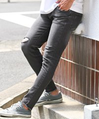 LUXSTYLE/スーパーストレッチダメージスキニーデニムパンツ/デニムパンツ メンズ スキニーパンツ ストレッチ ダメージ スリム/505699797