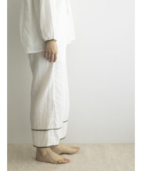 Et grenier by Samansa Mos2/ダブルガーゼ裾切替刺繍入りストレートパンツ/505699974