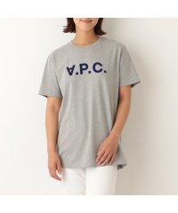 A.P.C./アーペーセー Tシャツ 半袖カットソー トップス グレー メンズ レディース APC COEZB H26943 PLB/505700487