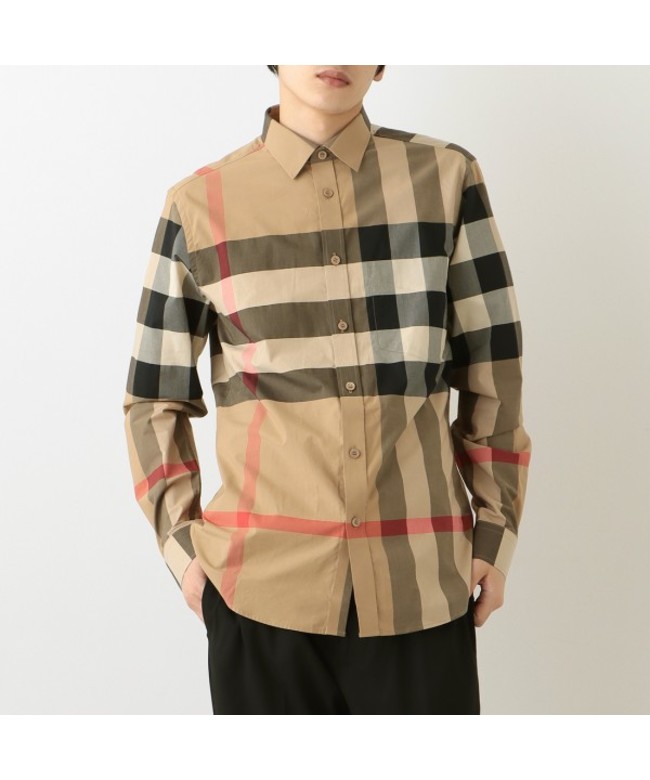 セール 11%OFF】バーバリー 長袖シャツ ベージュ メンズ BURBERRY