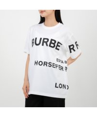 BURBERRY/バーバリー Tシャツ 半袖カットソー トップス ホワイト レディース BURBERRY 8048748 A1464/505700630