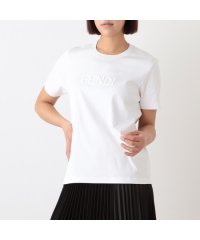 FENDI/フェンディ Tシャツ トップス ロゴ ホワイト レディース FENDI FS7254 AHLS F0ZNM/505700922