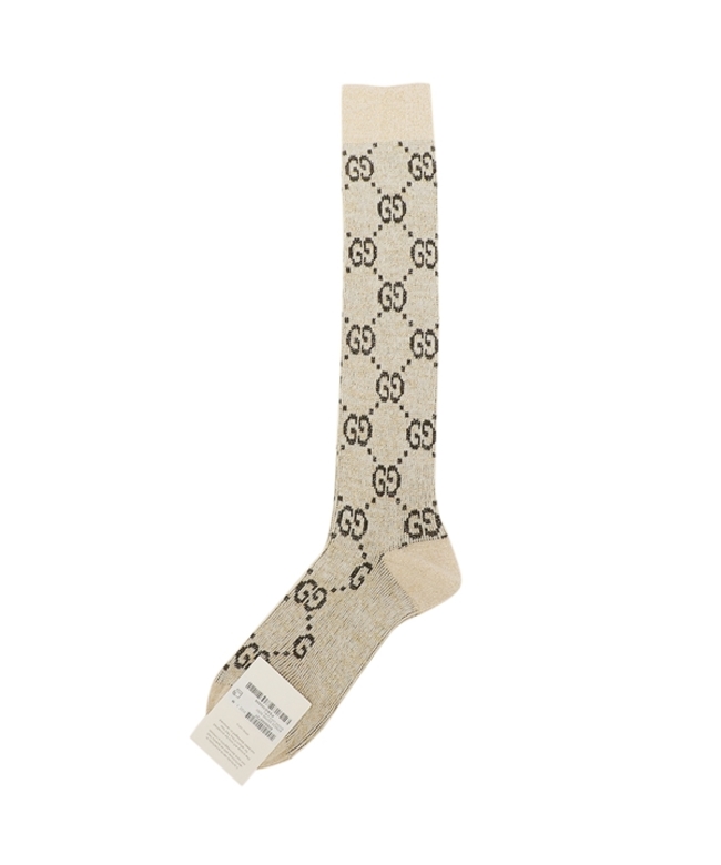 GUCCI GGロゴソックス Lサイズ ベージュ GUCCI GGロゴソックス Lサイズ ベージュ