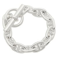 HERMES/エルメス Hermes ブレスレット アクセサリー シェーヌダンクル バングル シルバー レディース HERMES H101994B/505701013