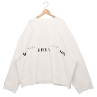 MM6 Maison Margiela/エムエムシックス メゾン マルジェラ MM6 Maison Margiela メゾンマルジェラ スウェットシャツ ホワイト レディース MM6 Maison M/505701325