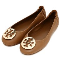 TORY BURCH/トリーバーチ バレエシューズ フラットシューズ ミニー 折りたたみ可 ブラウン ゴールド レディース TORY BURCH 50393 232/505702017