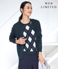 J.PRESS LADIES（LARGE SIZE）/【WEB限定カラーあり・洗える】アーガイルツイン ニット/505702189