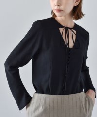 DRESSTERIOR/CODE A ｜ front ribbon blouse/505702211