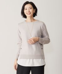 J.PRESS LADIES（LARGE SIZE）/CLEAR LIGHT WOOL ボートネック ニット/505702990