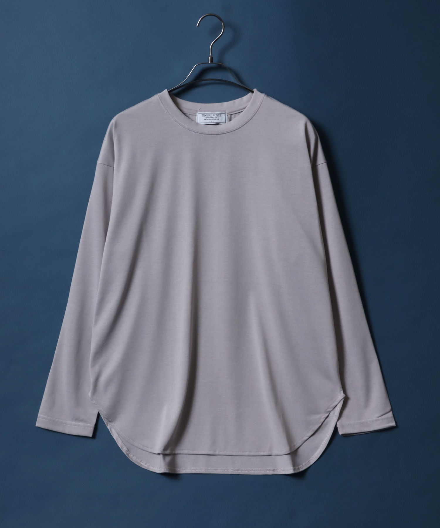 セール】【ANPAS】Round Hem Oversized Layered T－shirt/ラウンドヘム