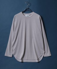【ANPAS】Round Hem Oversized Layered T－shirt/ラウンドヘム オーバーサイズ レイヤード Tシャツ 長袖