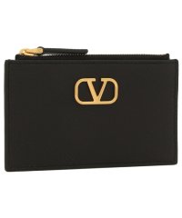 Valentino Garavani/ヴァレンティノ フラグメントケース カードケース Vロゴ コインケース ミニ財布 ブラック レディース VALENTINO GARAVANI 3W2P0W17S/505700108