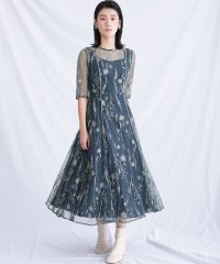 PourVous/プールヴー PourVous 七分袖&ミモレ丈パーティードレスアームカバーお呼ばれ結婚式フォーマル ワンピース 20代 30代 40代/505701418