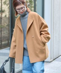 Spick & Span/リバーオープンカラーミドル丈コート/505704597