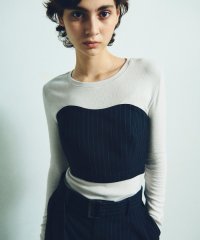 GRACE CONTINENTAL/ピンストライプビスチェ/505704605