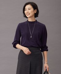 J.PRESS LADIES（LARGE SIZE）/ウォッシャブルウール フリルネック カットソー/505704613