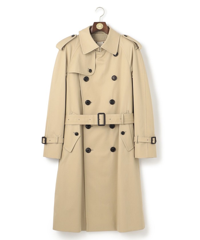 コットンベンタイルフードコート Hood Trench Ventile (Camel) | 道田又一商店