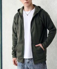 TopIsm/トップイズム TopIsm ジップアップパーカー メンズ スウェットパーカー 裏起毛 無地 長袖 男女兼用 ユニセックス トップス 秋冬/504406678