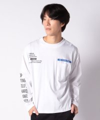 STYLEBLOCK/ビッグシルエットプリントロングTシャツ/505333346