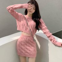 miniministore/ニットトップス ミニスカートセットアップ/505682407