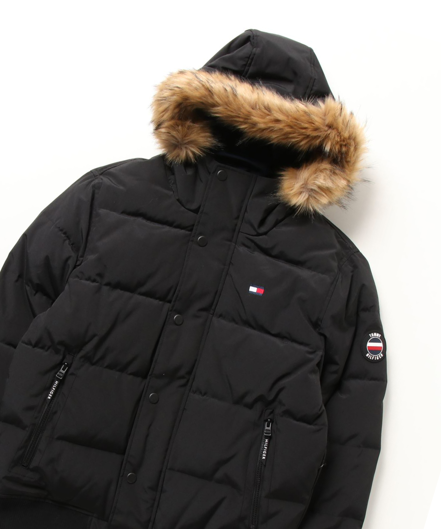 セール】【TOMMY HILFIGER】ファー付き 中綿 フード ダウン 159AP863 ...