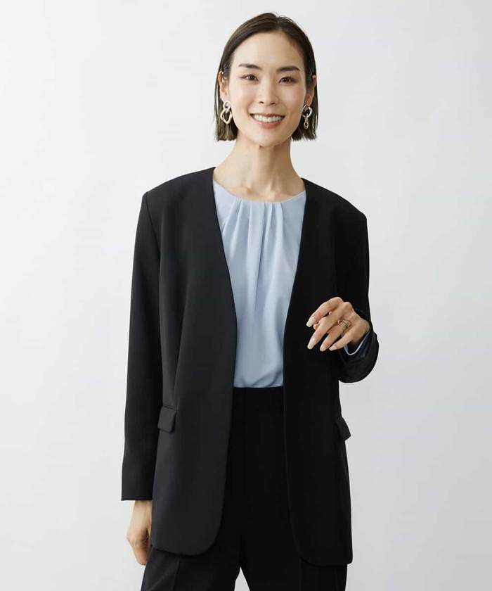 セール60%OFF】[セットアップ対応]ストレッチツイルノーカラー