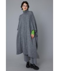 HeRIN.CYE/Square knit poncho/505705193