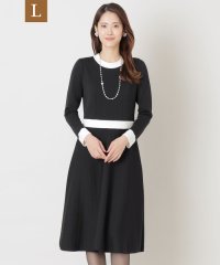 TO BE CHIC(L SIZE)/【L】サーブルストレッチ ニットワンピース/505705665