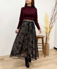 Noela/スパンコール刺繍スカート/505705939