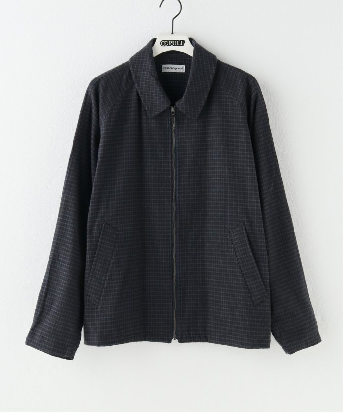 ジャケット・アウター Cabaret Poval FLANNEL STAIN SHIRT CABARET POVAL / キャバレーポバール】FLANNEL STAIN SHIRT
