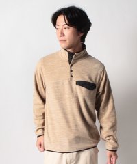 STYLEBLOCK/HIGHQUALITYフリースハーフボタンスタンドプルーオーバー/505687297