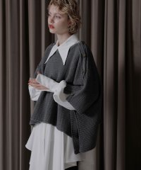 MIELI INVARIANT/KIMONO Sleeve Poncho Knit/505708074