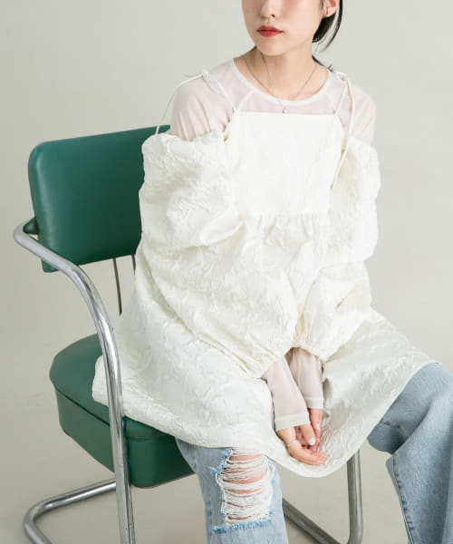 セール 40%OFF】2WAYジャガードミニワンピース(505708635